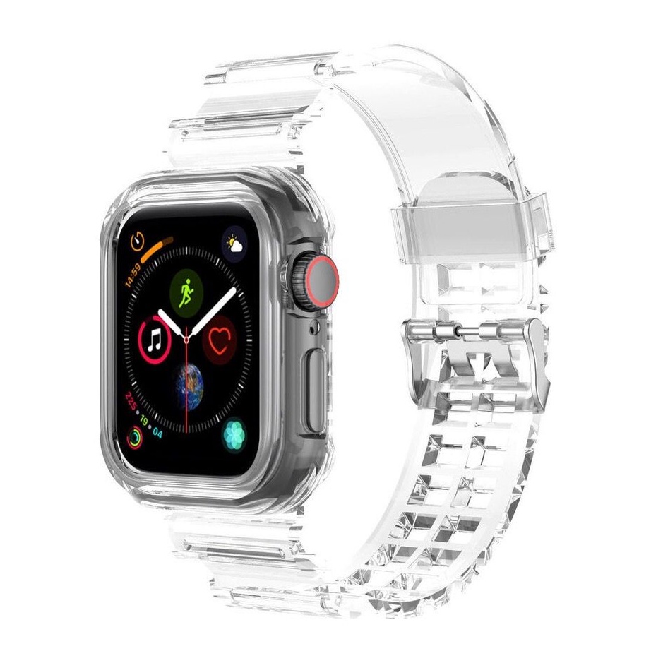YMGH1289 11.11 [COD] Tali Strap Transparan Bening Smartwatch T500 T55 T500 Plus Iwatch
