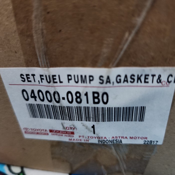 Fuel Pump Rotax Avanza Rush Xenia Terios 04000-081B0 Kode Ma288