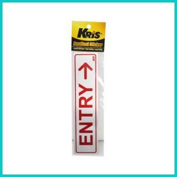 

KRIS STIKER ENTRY KANAN STICKER SIGN LABEL ANODIZED 20JVLZ3 onderdil
