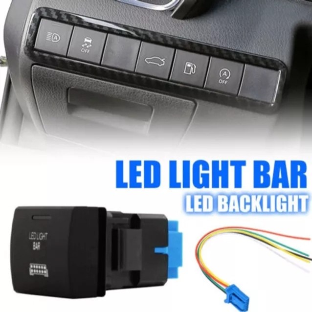 Terlaris Saklar Foglamp Led Lightbar Camry Raize Rocky New Avanza Veloz Switch