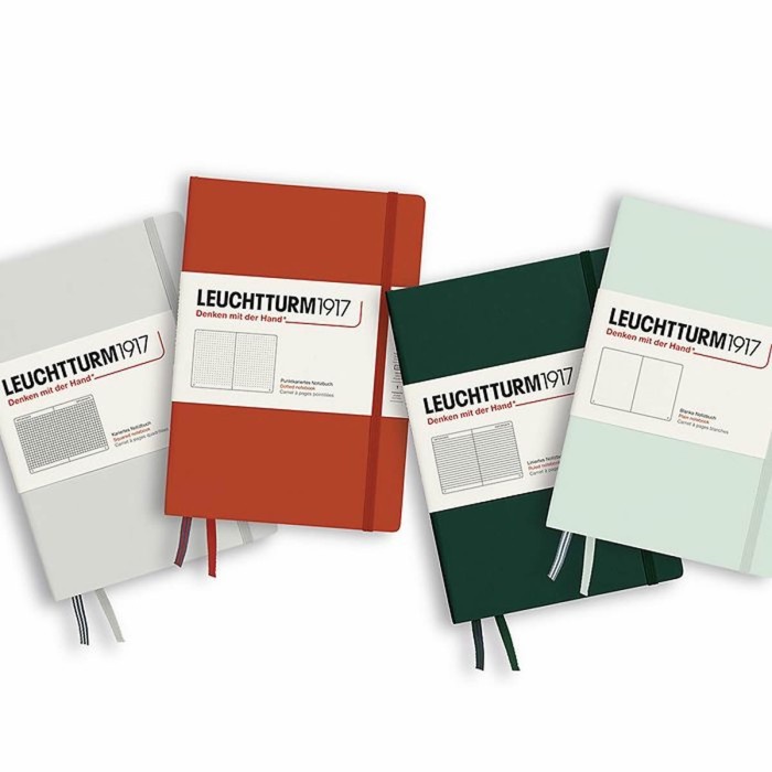 

Terlaris Leuchtturm 1917 Smooth Color Notebook Medium A5 251P Hardcover