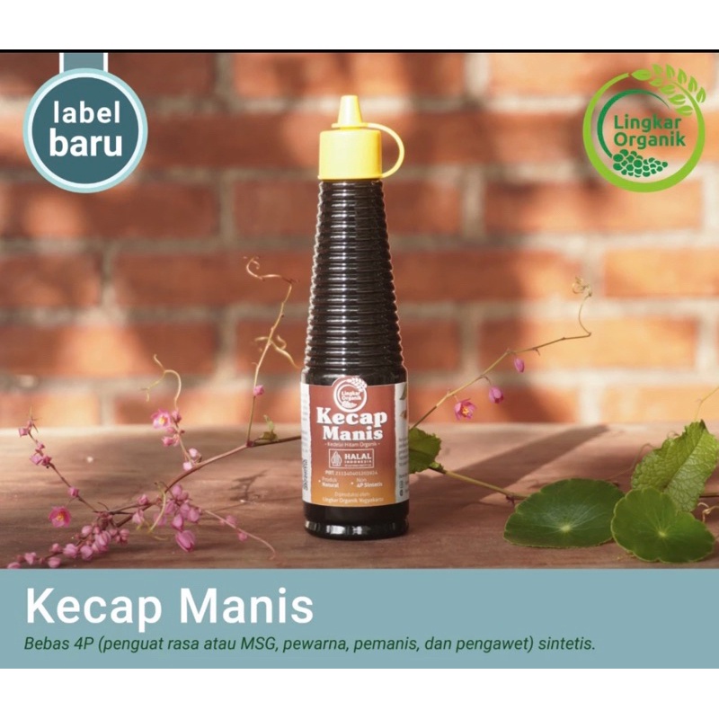 

Kecap Manis Organik 350 Ml Non Gmo - Non Msg - Lingkar Organik