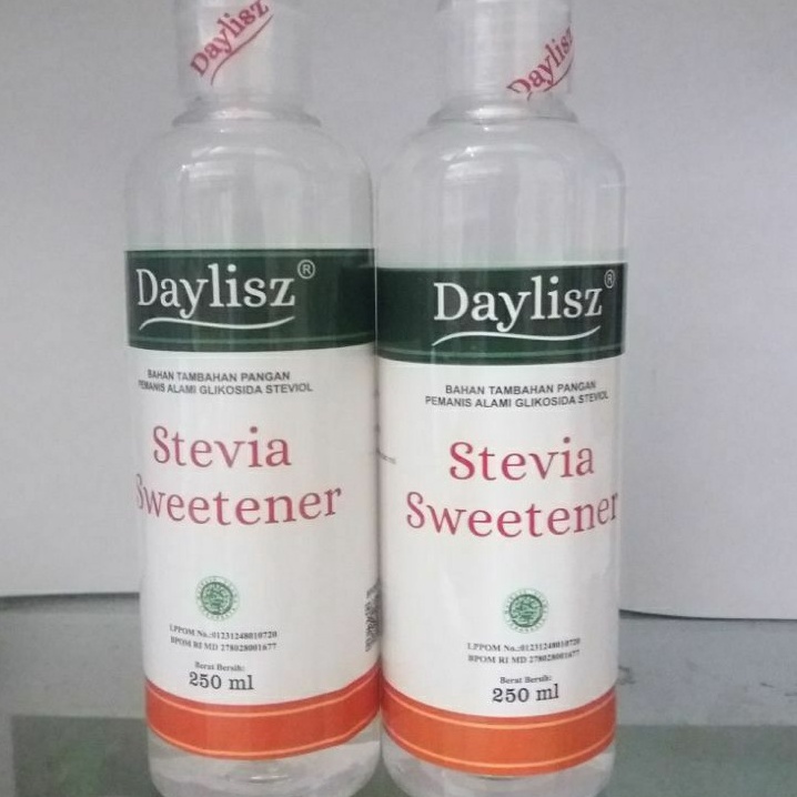 

STOCK MASIH BANYAK Stevia Sweetener Daylisz Gula Cair Alami 250 ml Solusi Gula Buat Penderita Sakit Diabetes.