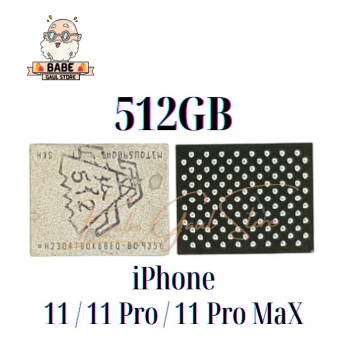 Terlaris Ic Nand Flash Iphone 512Gb 11 11Pro 11 Pro Max Original New 512 Gb