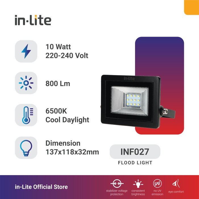 In-Lite Lampu Sorot Flood Light Berkualitas