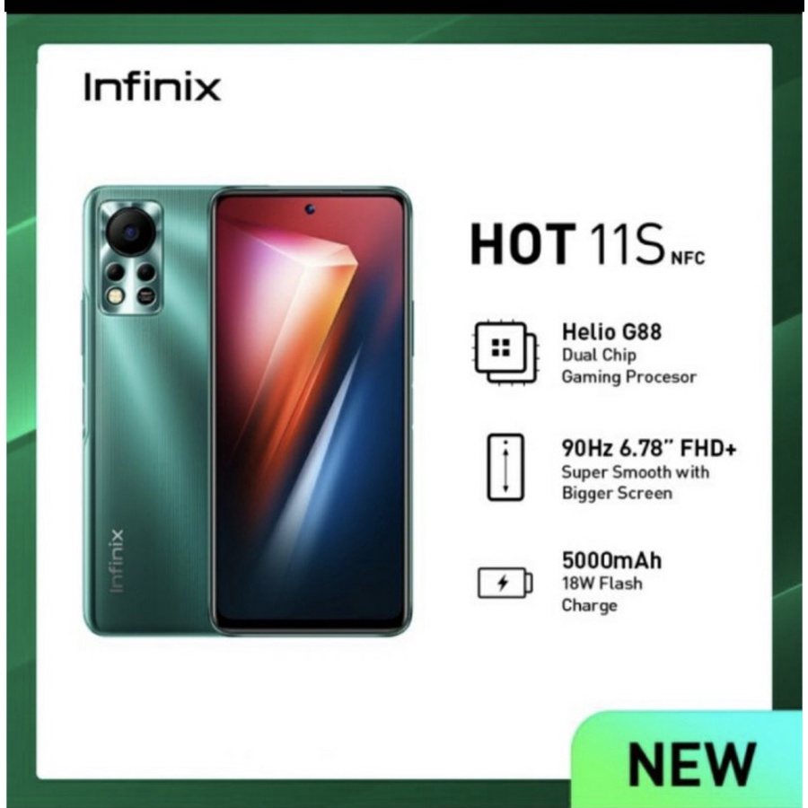 infinix hot 11s nfc 4/64 & 6/128