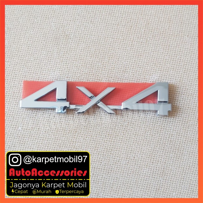 Ready Emblem Logo 4x4 Pajero Sport Triton Original KM003314 Original