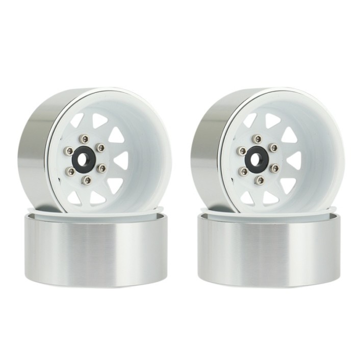 4Pcs Velg Beadlock 1.9 Rc Axial Scx10 Velg Celong Deep Dish Wagon 1/10