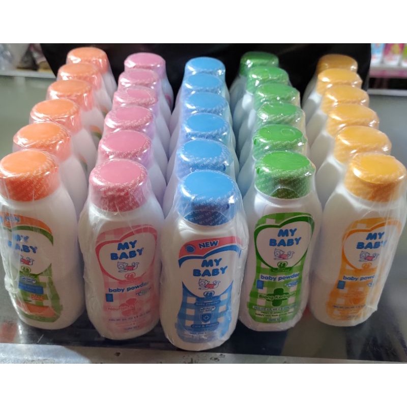 (6Pcs) MY BABY POWDER - Bedak My Baby 50g