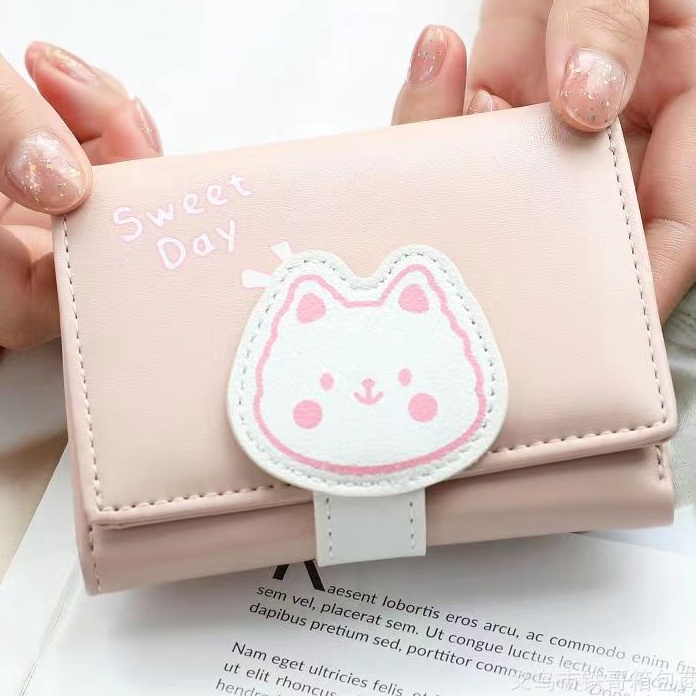 ✨SHOPEE MALL✨ ASIN829 Dompet Lipat Mini Wanita Motif Animal  Fashion Wanita Import D232 Dompet Mini 