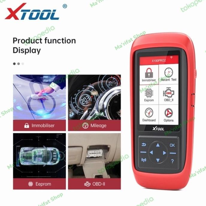 XTOOL X100 PRO2 OBD2 SCANNER IMMOBILIZER RESET ODOMETER