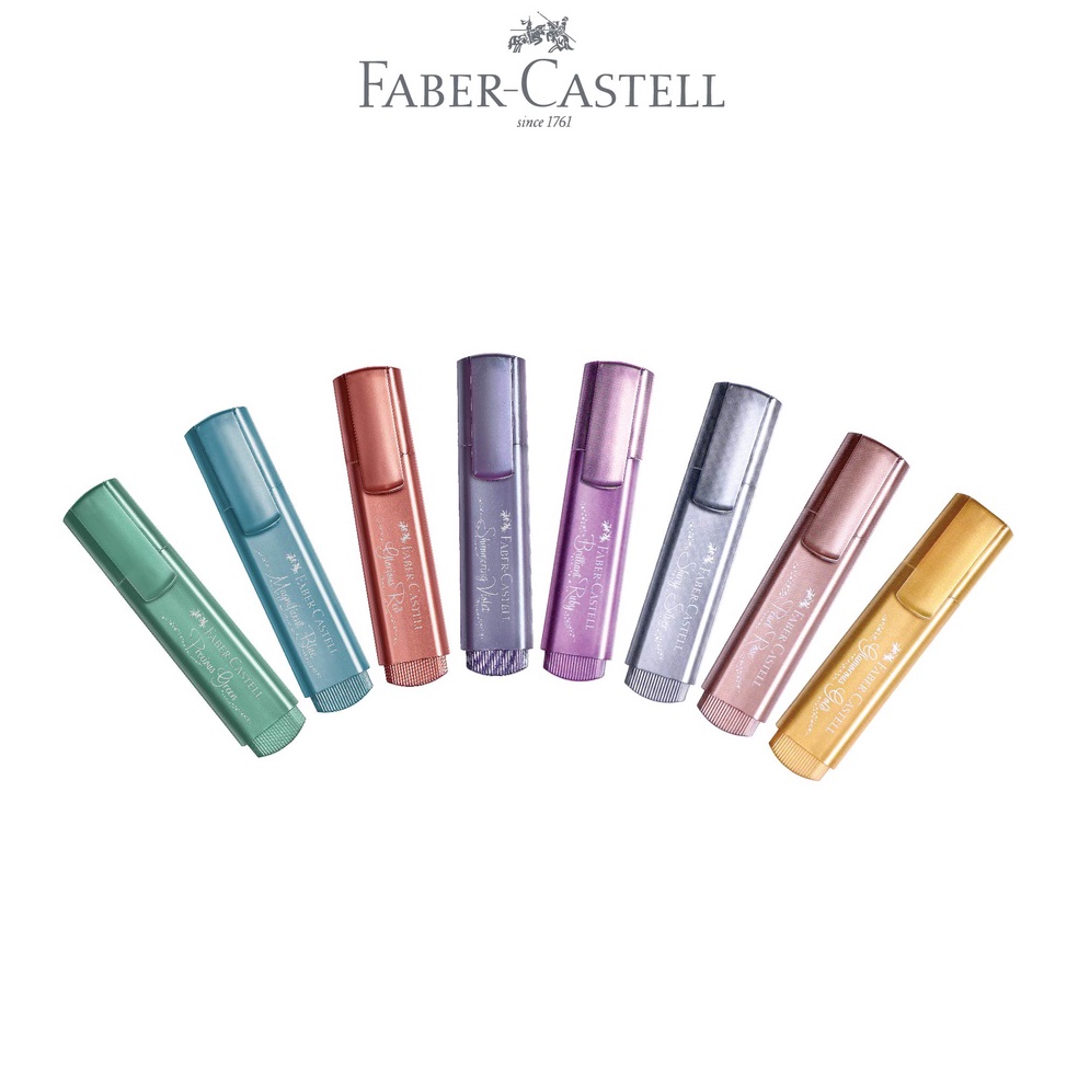 

8.8 Terlaris Faber-Castell Textliner Highlighter Metallic