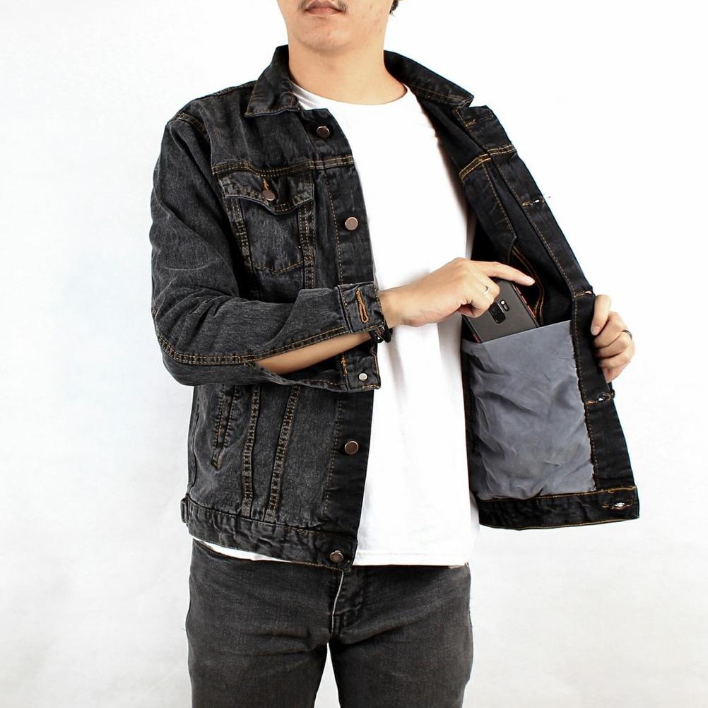 [Arr] Jaket Jeans Pria Jaket Levis - Jaket Pria Viral