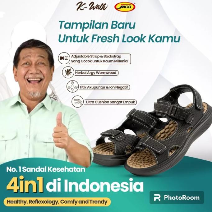 Promo Jaco Kozuii K-Walk Relaxer Sandal Kesehatan Dan Repleksi Original
