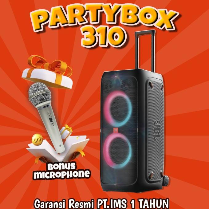 JBL Speaker Bluetooth Partybox 310 Party box 310 Original Partybox310
