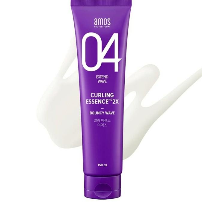 NEW Amos Professional Curling Essence 2x _Bouncy wave_extend wave