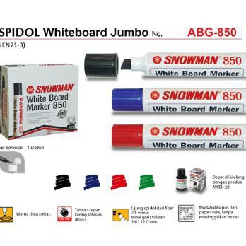 

ZDPG4016 COD Spidol Snowman Besar ABG-850 (bisa dihapus)