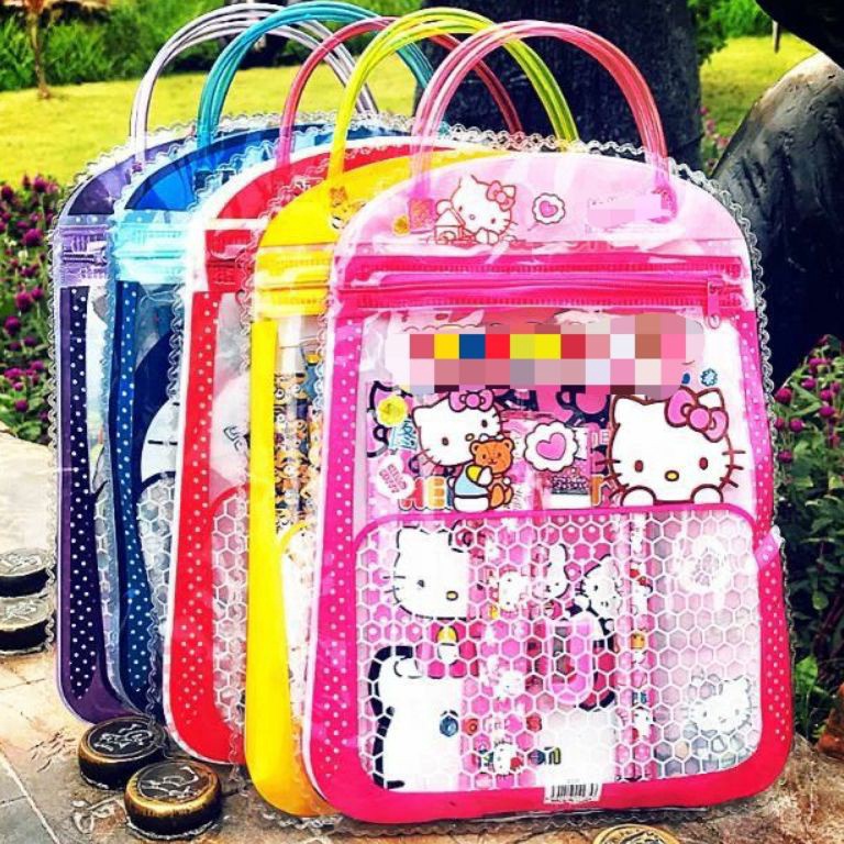 

1.1 Brand 1234OS - STATIONARY SET FREE BAG / SET ALAT TULIS ANAK SEKOLAH MOTIF KARTUN.