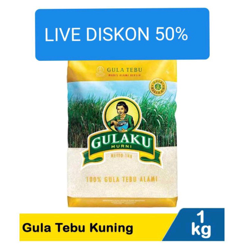 

Promo banting gula pasir gulaku 1kg kuning