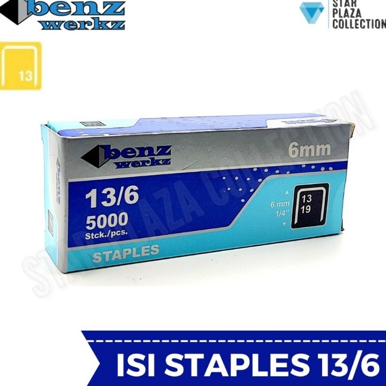 

Terdepan Top Isi Staples Manual / Staples Tembak Guntacker Merek RAPID RAPIDE / BENZ WERKZ Original Uk. 13/6mm (6mm) - untuk Pengerjaan Jok Motor, Jok Mobil, Sofa, Funiture, Kayu