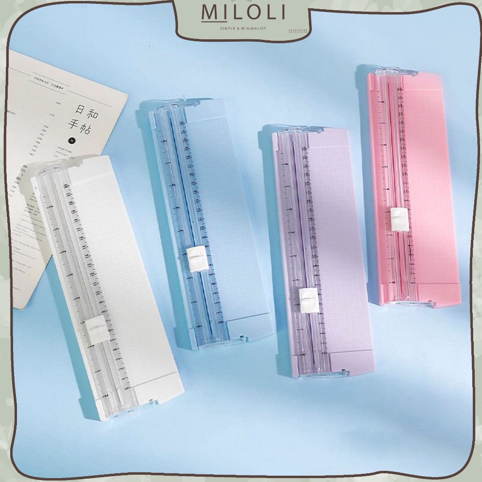 

12.12 FLASH SALE [MILOLI] Paper Cutter Korean Style Paper Trimmer Desktop Cutter Knife - F0203