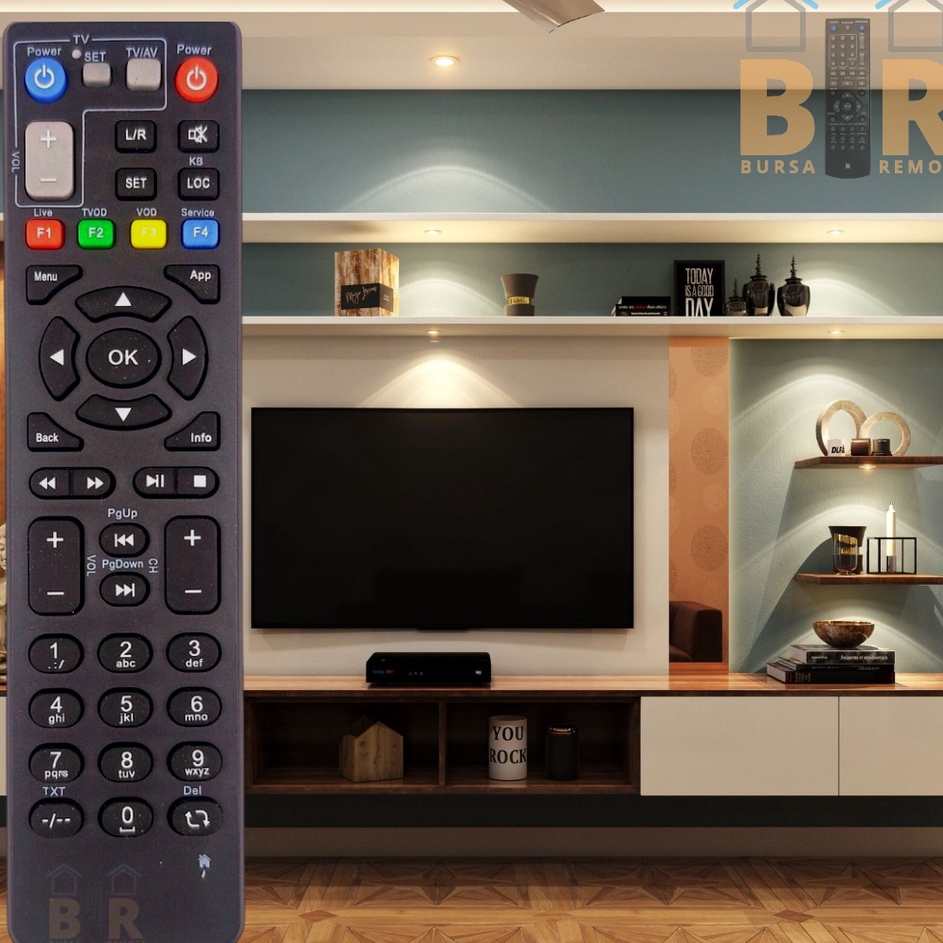 TVSQ9381 (C6369]  Remot / Remote Receiver STB Android TV BOX ZTE ZXV10 B860H B760H Indi MNC PLAY Spe