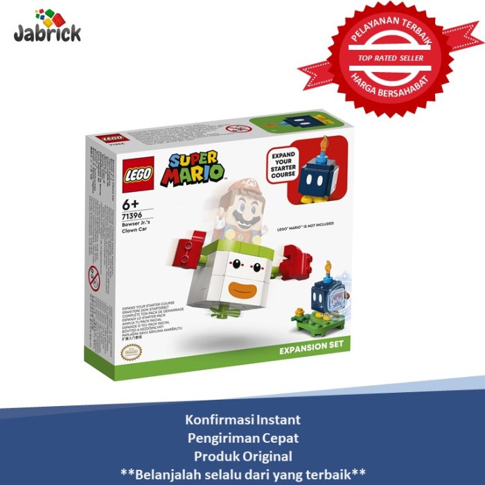 Ready Lego 71396: Bowser Jr.'S Clown Car Siap Kirim