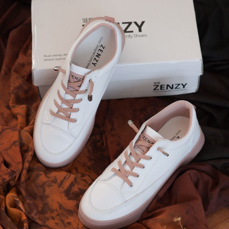 Zenzy Lovas Shoes Korea Design - Sepatu Casual PU Karet fxi