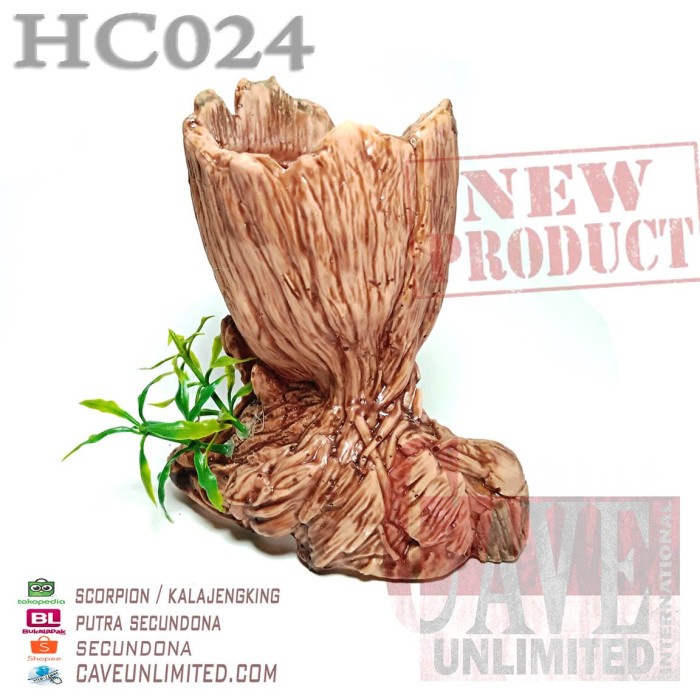 

NEW HC024 GROOT GUARDIAN OF GALAXY FIGURE HIDING CAVE TEMPAT SEMBUNYI HEWA