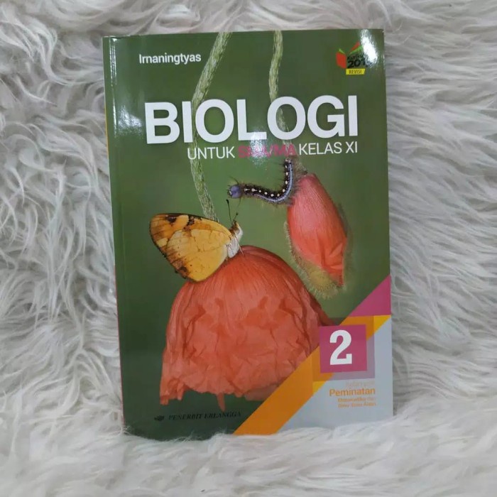 

NEW Original Buku Biologi Kelas 2 / XI 11 Sma Peminatan K13N Erlangga