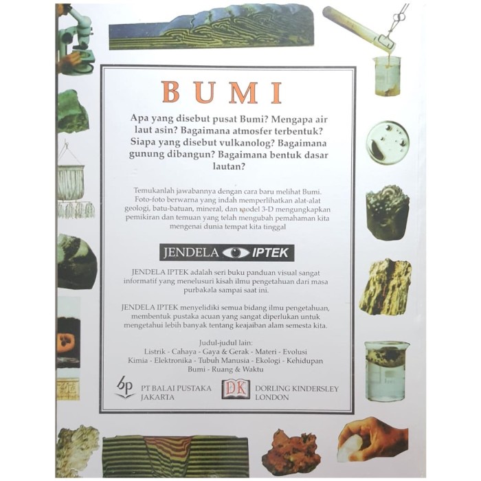 MUST HAVE BUKU JENDELA IPTEK BUMI ENSIKLOPEDIA PENGETAHUAN TERJEMAHAN DK LONDON TERMURAH