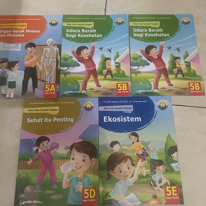 HOT SALE TEMATIK TERPADU KELAS V SD TEMA 5A,5B,5C,5D,5E YUDHISTIRA TERMURAH
