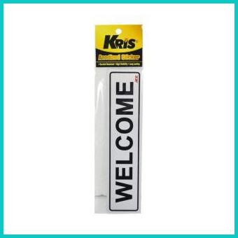 

KRIS STIKER WELCOME STICKER SIGN LABEL ANODIZED 20JVLZ3 accessories