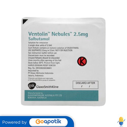 VENTOLIN NEBULES PACK 5 NEBULES