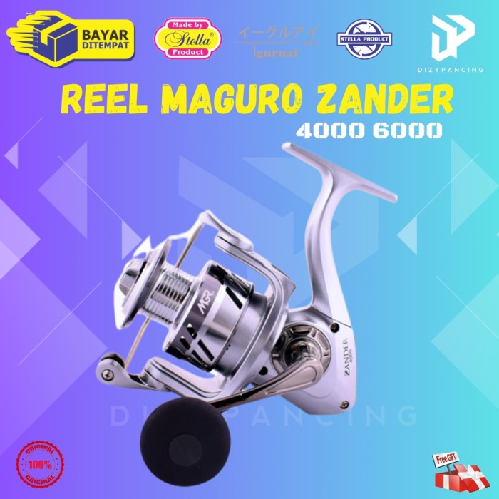 Reel Pancing Maguro Zander 4000 6000 Power handle