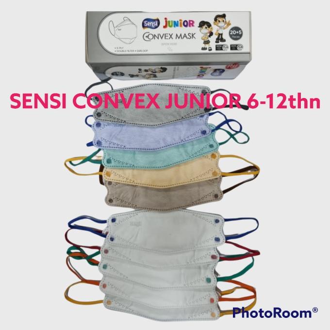 Masker DUCKBILL KIDS Masker SENSI duckbill anak isi 40pcs