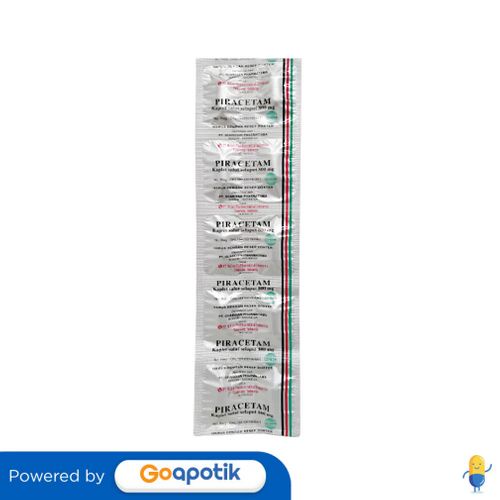 PIRACETAM NULAB 800 MG STRIP 10 KAPLET