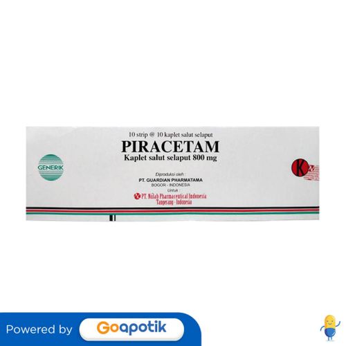 PIRACETAM NULAB 800 MG BOX 100 KAPLET