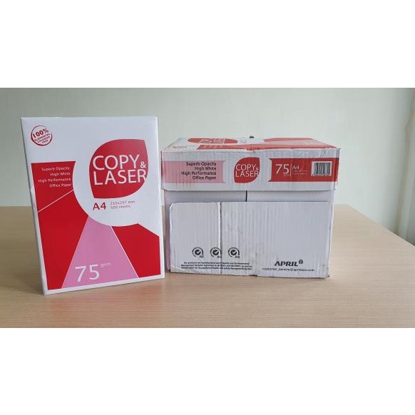 

NWS Copy & Laser | Kertas HVS 1 Rim | A4 | 75 gsm sgizv