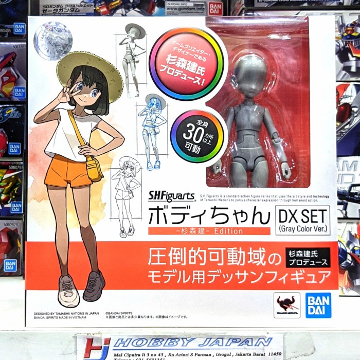✨New Ori Shf Dx Body Chan Ken Sugimori Dx Set Grey Color Bisa Gojek