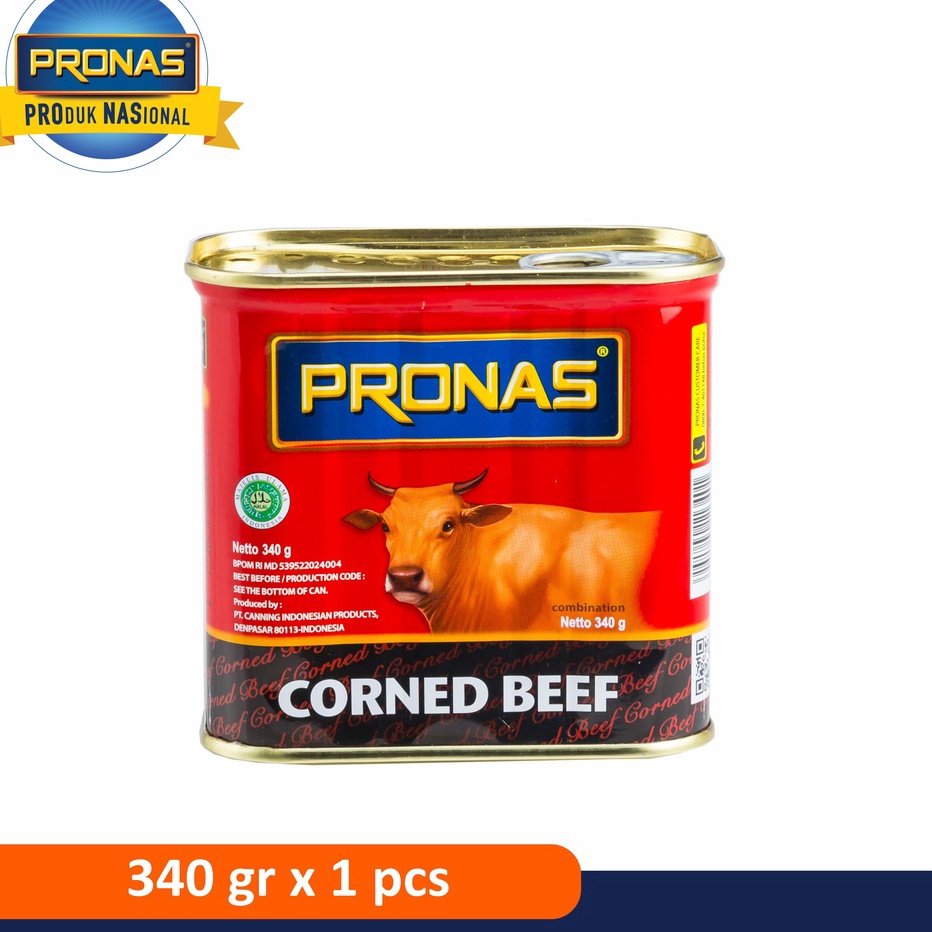 

12.12 Pronas Kornet Sapi 340 g dengan kemasan EOE !!!