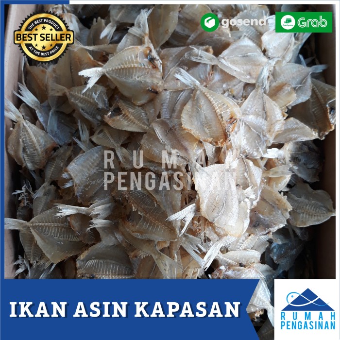 IKAN ASIN KAPASAN 500g/Ikan asin kapasan tulang renyah/ikan asin tipis