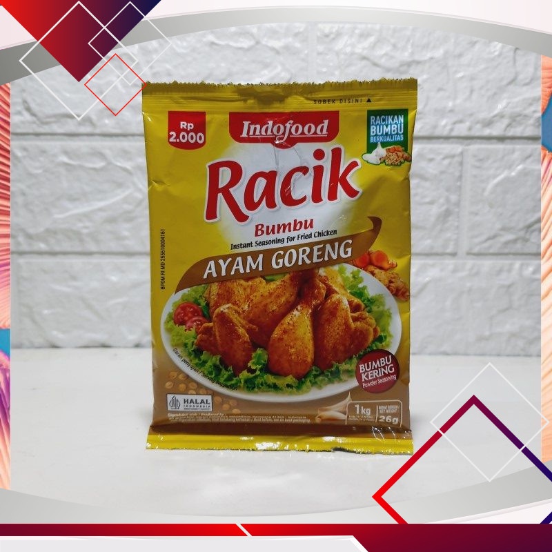 

Indofood Racik Bumbu Ayam Goreng 26gr .