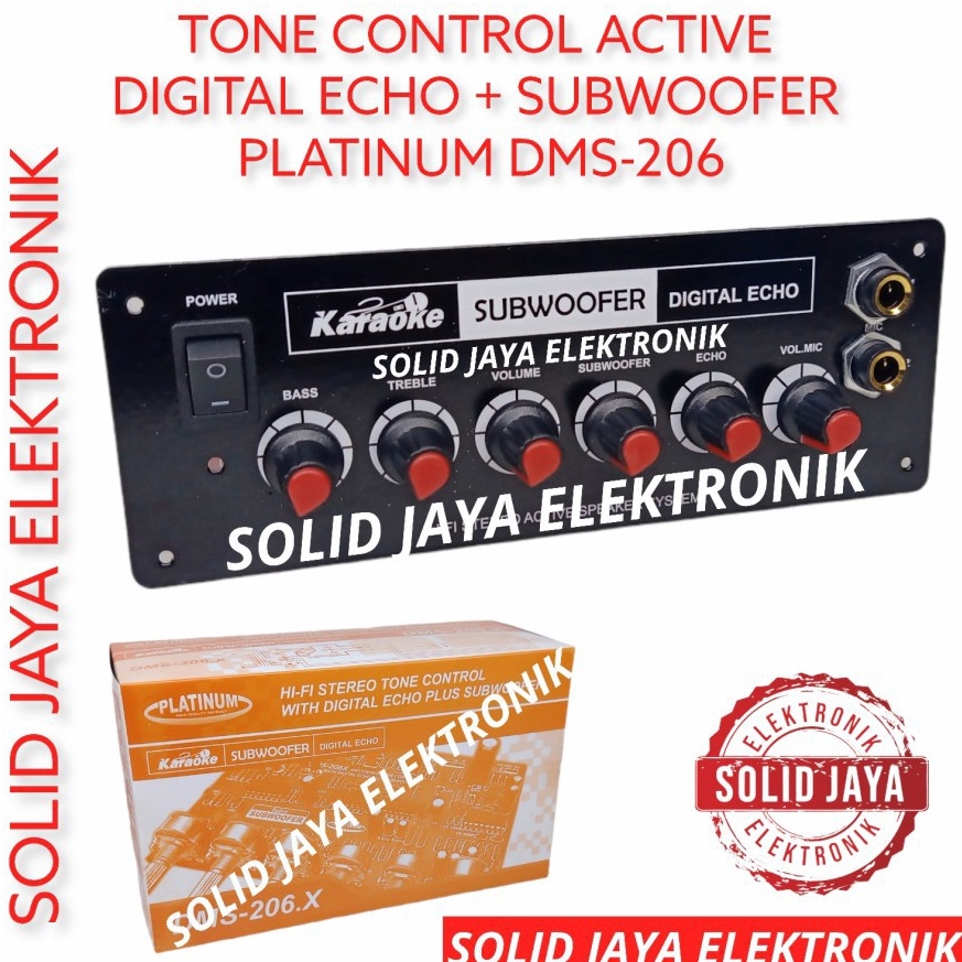 VIRAL TONE CONTROL AKTIF STEREO DMS206 DMS-206.X DMS 206 PLUS PANEL STEREO TONE KONTROL ACTIVE DIGIT