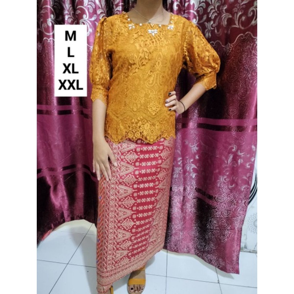 Atasan Kebaya brokat mewah payet