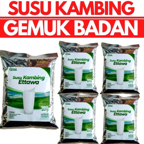 

PFYJ2442 Susu Kambing Etawa Full Cream Penggemuk Badan Murah 200 Gr