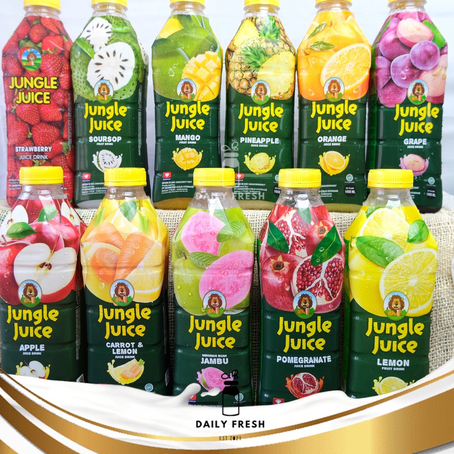 

Paling Popular JUNGLE JUICE 1 LITER JUS BUAH ALL VARIAN SEMUA RASA Promo