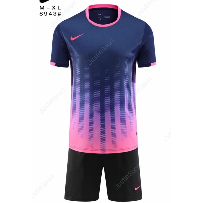 Diskon SETELAN JERSEY BOLA FUTSAL GRADE ORI IMPORT 8943#NAVY.