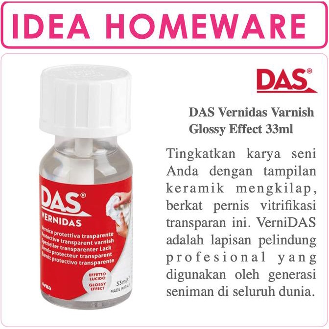 

Terbaru!! Das Vernidas 33 ml Cat Varnish Transparan Glossy Baru|Kode 1364