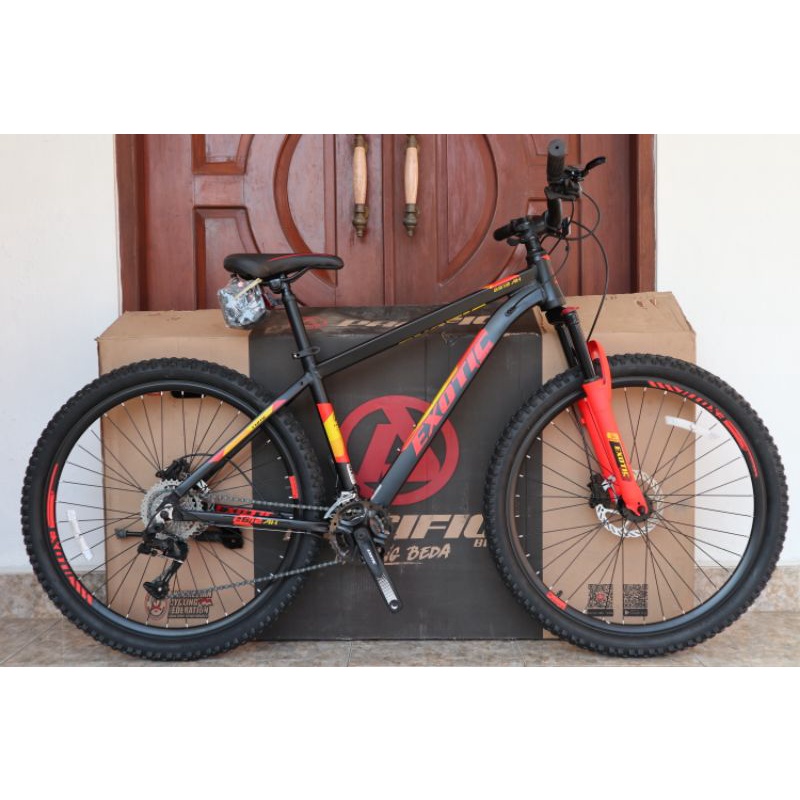 Sepeda MTB 27.5 inch Exotic 2612AH hidrolik rangka alloy
